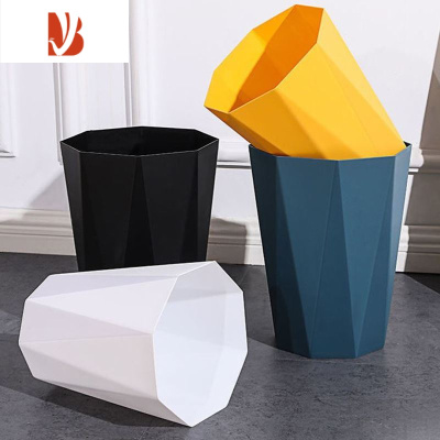 三维工匠垃圾桶家用客厅轻奢北欧风商用办公室大容量筒厨房卧室卫生间纸篓