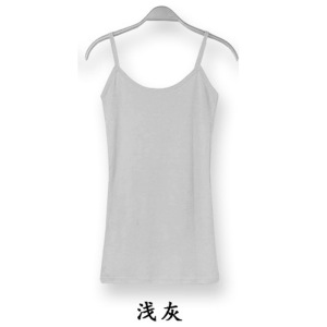 夏季莫代尔女士吊带弹力背心大码宽松小背心纯黑色打底衫