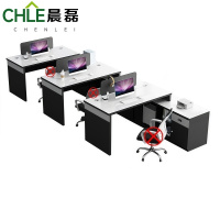 晨磊 职员桌 三人位 张