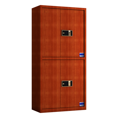 鑫星奈 XXN40615022 钢制保密柜保险柜保密档案资料柜 红木纹通双节指纹锁