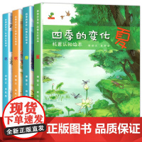 四季的变化科普认知绘本4册 春夏秋冬四季绘本 二十四节气 启蒙0-3-6-8岁 幼儿园小班中班大班早教百科图书读物亲子阅