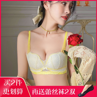 慧美婷性惑夏季文胸12二分之一杯半罩杯聚拢小胸半杯式内衣女美背胸罩HW0342