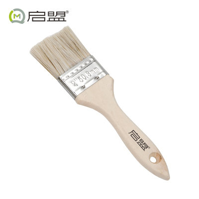启盟猪鬃油漆刷猪毛刷子加厚2寸QM-80082\把