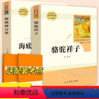 2本[七年级下]海底两万里+骆驼祥子 [正版]骆驼祥子和海底两万里七年级必读人教版 书原著 人民教育出版社 名著版带批注