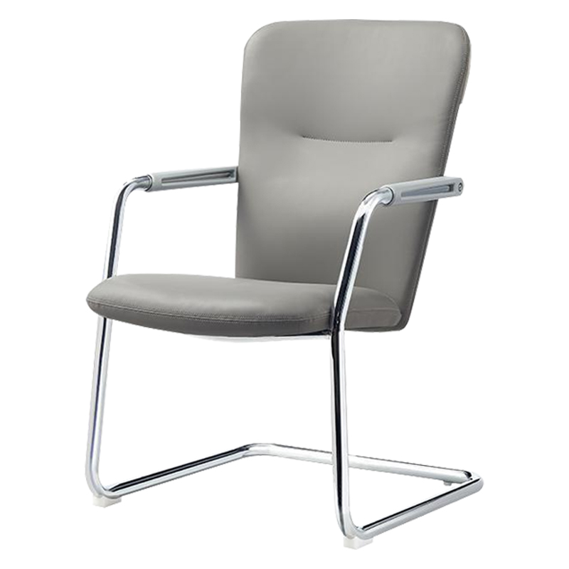 臻远 ZY-6742 办公椅弓形椅电脑椅职员椅书房椅学习椅 科技皮