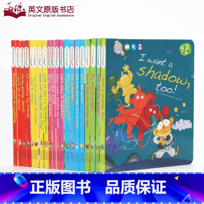 [正版]送音频新版点读版:英文原版绘本BlinkBlink English闪亮英语A+B 20册儿童英语启蒙纸板书支持麦