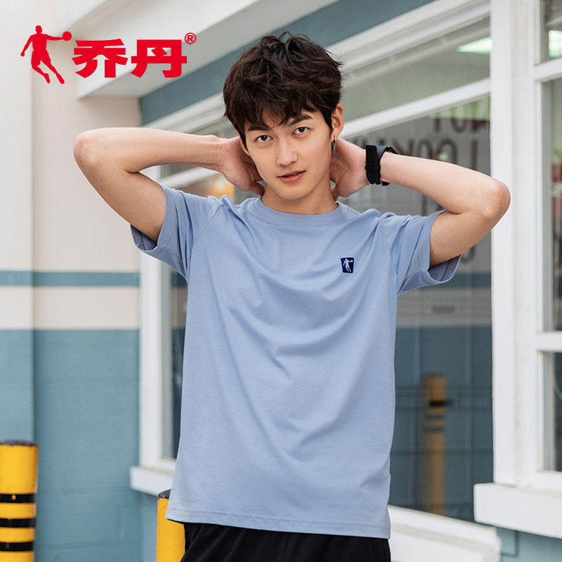乔丹运动t恤男大码男装2022夏新款官方宽松运动服上衣男士半袖t