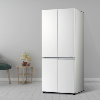 松下(Panasonic)510L无霜变频玻璃对开十字门白大容量电冰箱家用NR-ED51CGA-W