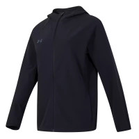 UA安德玛男女装新款运动梭织连帽夹克跑步健身训练外套 24600410-001 ZP