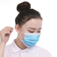 一次性平面口罩防护成人透气熔喷布男女蓝色加厚口罩