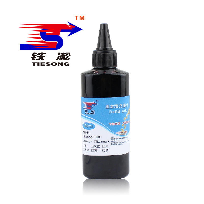 铁凇 打印机墨水 黑色100ML 瓶
