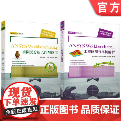 套装 ANSYS Workbench 2024工程应用与实例解析 有限元分析入门与应用 套装共2册 ANSYS 有限