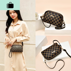 中年女包新款2020斜挎小包包百搭女士手机零钱包迷你双层手腕包潮NEW LAKE