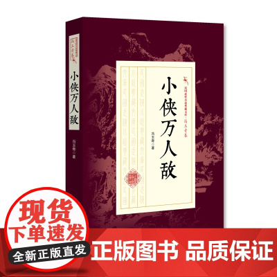 小侠万人敌(民国武侠小说典藏文库·冯玉奇卷) 冯玉奇 中国文史出版社 正版书籍