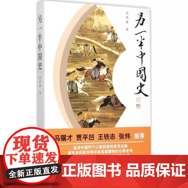 正版另一半中国史 高洪雷著 冯骥才贾平凹 人民文学出版社 少数民族中国大 书知识读物 中国 上各少数民族的兴衰更替和发展