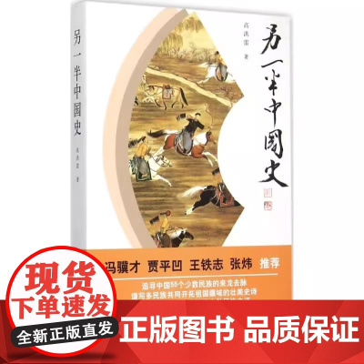 正版另一半中国史 高洪雷著 冯骥才贾平凹 人民文学出版社 少数民族中国大 书知识读物 中国 上各少数民族的兴衰更替和发展