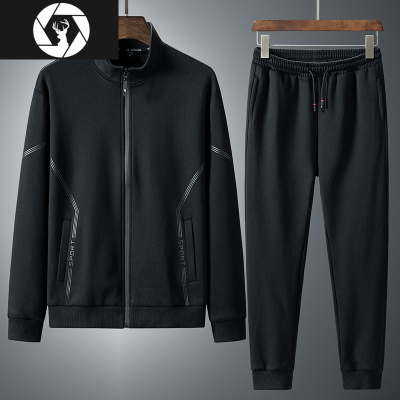 HongZun大码卫衣套装男春季加肥加大胖子男装显瘦宽松百搭男士运动休闲装其他套装