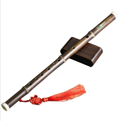 直笛长笛横笛笛子竹子短笛子竹膜入门初学子竹乐器初学者初级演奏铜皮苦竹竖笛黑色