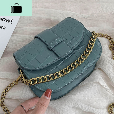 小包包2020新款潮马鞍包质感斜挎时尚网红女包韩版休闲单肩NEW LAKE女斜挎包