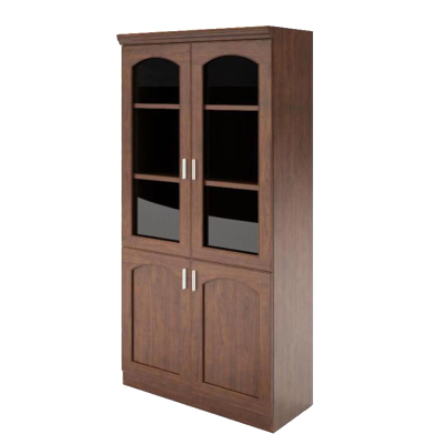 匡大油漆文件柜书柜储物柜0.8米主管办公柜W652-3H