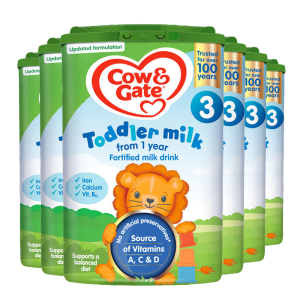 有效期到26年6月-6罐装 | 英国牛栏Cow&Gate 婴幼儿配方奶粉3段1-2岁 800g