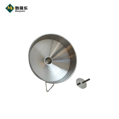 妙简乐 不锈钢漏斗 24cm 个