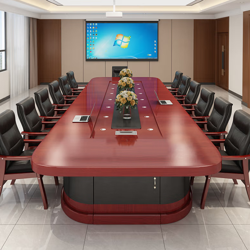 臻远 会议桌实验室长条桌现代简约工作台会议室接待洽谈桌