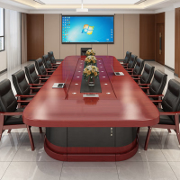 臻远 会议桌实验室长条桌现代简约工作台会议室接待洽谈桌