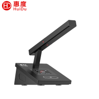 惠度(HuiDu)WH-590B专业无线手拉手会议麦克风工程讨论型会议室桌面式电容麦方管款代表麦