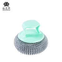 山之只 带手柄钢丝球 短柄+钢丝球 个