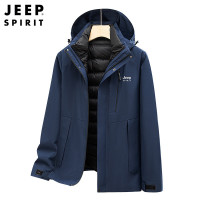 JEEPspirit情侣棉服秋冬三合一加厚两件套保暖羽绒内胆6066