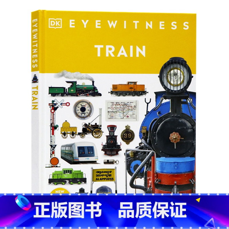 [正版]DK目击者系列之火车百科英文原版 Eyewitness Train 青少年英语科普百科读物 了解火车历史的旅程