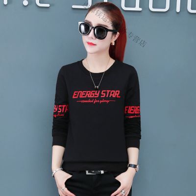 珂卡慕(KEKAMU)设计师品牌女装潮牌女装春装长袖圆领套头针织卫衣上衣女2020春季春装新款纯棉打底衫外穿T恤