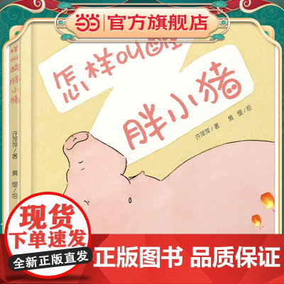 中少阳光图书馆 乐悠悠启蒙图画书系列——怎样叫醒胖小猪0-4岁