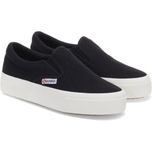 SUPERGA纯棉轻便橡胶底休闲懒人鞋女春夏百搭配增高板鞋