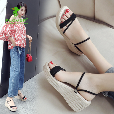 啄木鸟plover2021年新品百搭时尚凉鞋拖鞋两穿仙女风凉鞋女