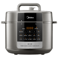 美的(Midea)饺子王电压力锅5L家用电锅全自动智能预约饭煲双胆开盖火锅高压锅MY-E5910(4-6人)