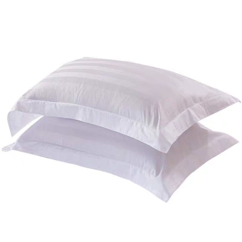 百纳千禧白色段条枕套 BNQX~ZTB011 55*85cm个