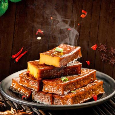 武冈卤豆腐豆干湖南特产小吃豆腐干卤味休闲卤菜10包100片-送辣油5包