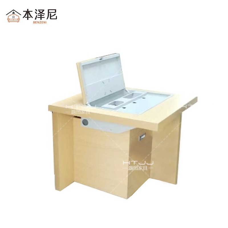 本泽尼 翻转办公桌 HTZ-B8876-1 800*800*760mm 张