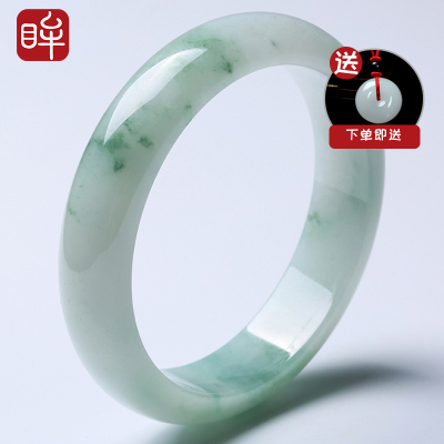 印象眸A货翡翠手镯冰糯种翡翠玉镯多口径可选
