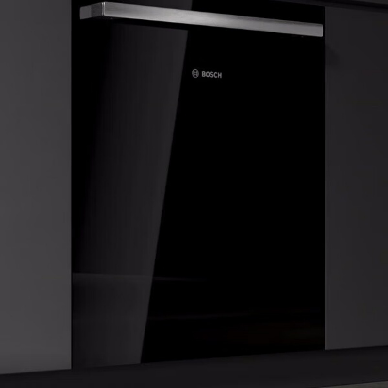 博世SJU6ZMB66C三层碗篮沸石洗碗机 黑色18套三层10天存储