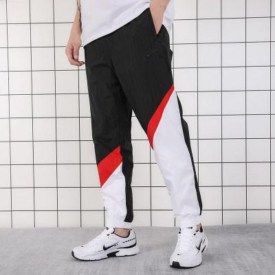 Nike耐克男裤2021春季撞色运动裤训练健身长裤AR9895-011