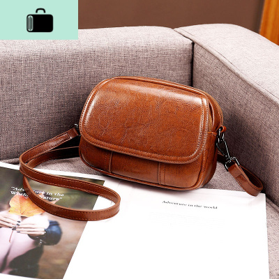 女包2020新款包包女斜挎百搭款三层单肩包女复古女款ins小圆包潮NEW LAKE女士单肩包