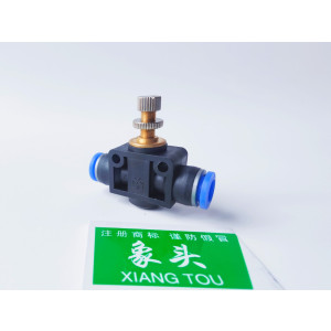 象头PU气管快接调速阀SA管道节流阀 LSA-6