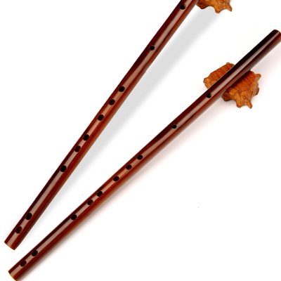 竹笛儿童初学者成人入门零基础一节黑色男女生古风横笛子乐器镶头扎线礼盒款黑色E调-+古风吊坠8大配件