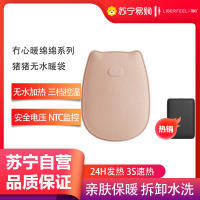 冇心猪猪无水暖袋暖手袋充电式防爆秋冬暖宝宝女生用毛绒可爱敷肚子热水袋暖手宝神器Q33-余温粉(含充电宝)