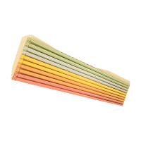 康巴赫筷子吉兔五色分食合金筷防滑防霉合金筷5双KH-JKJT01