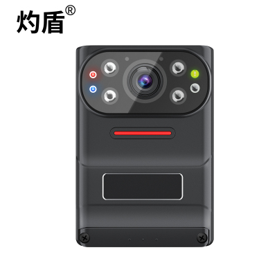 灼盾DSJ-F4 小型高清胸前佩戴记录仪 黑色 128G