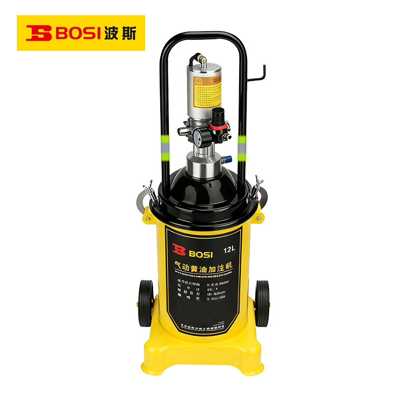波斯(BOSI) 荧光系列气动黄油加注机 12L 台